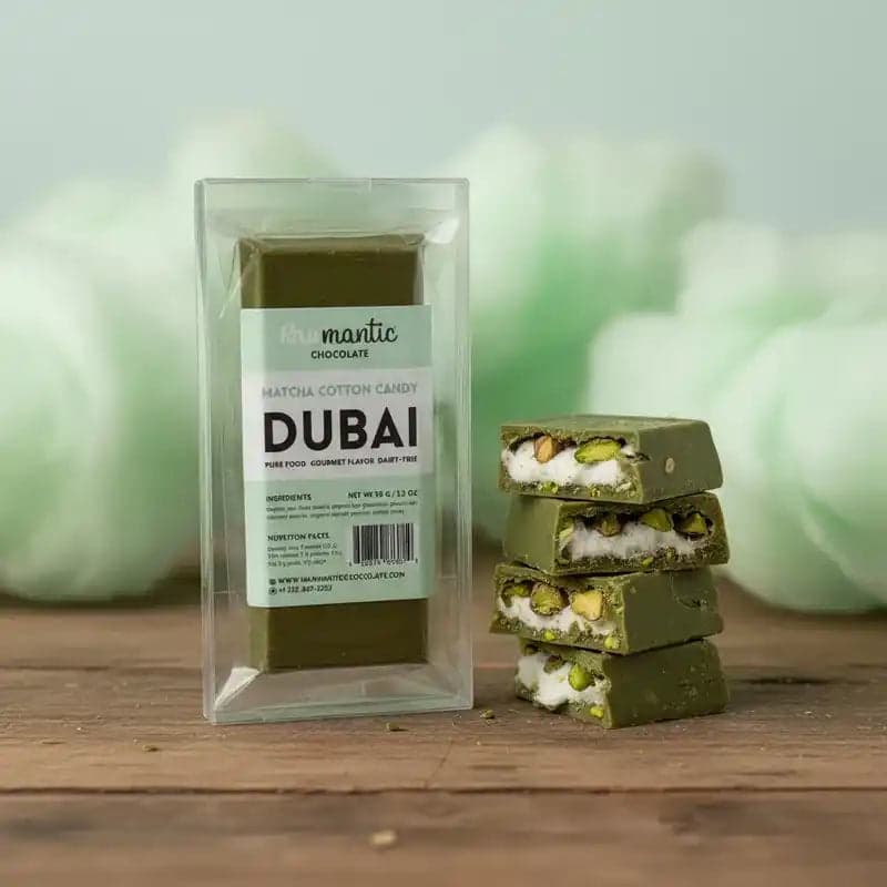 Matcha Cotton Candy Angel Hair Bar