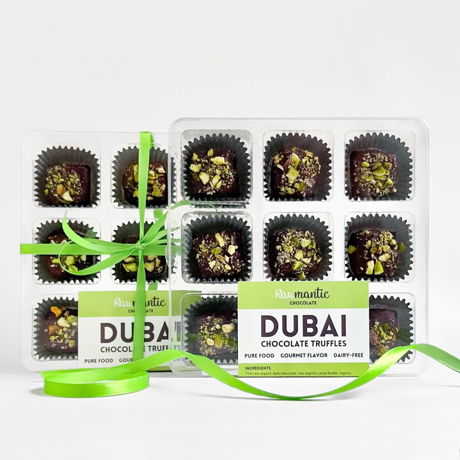 Vegan Dubai Pistachio Truffles 9pc